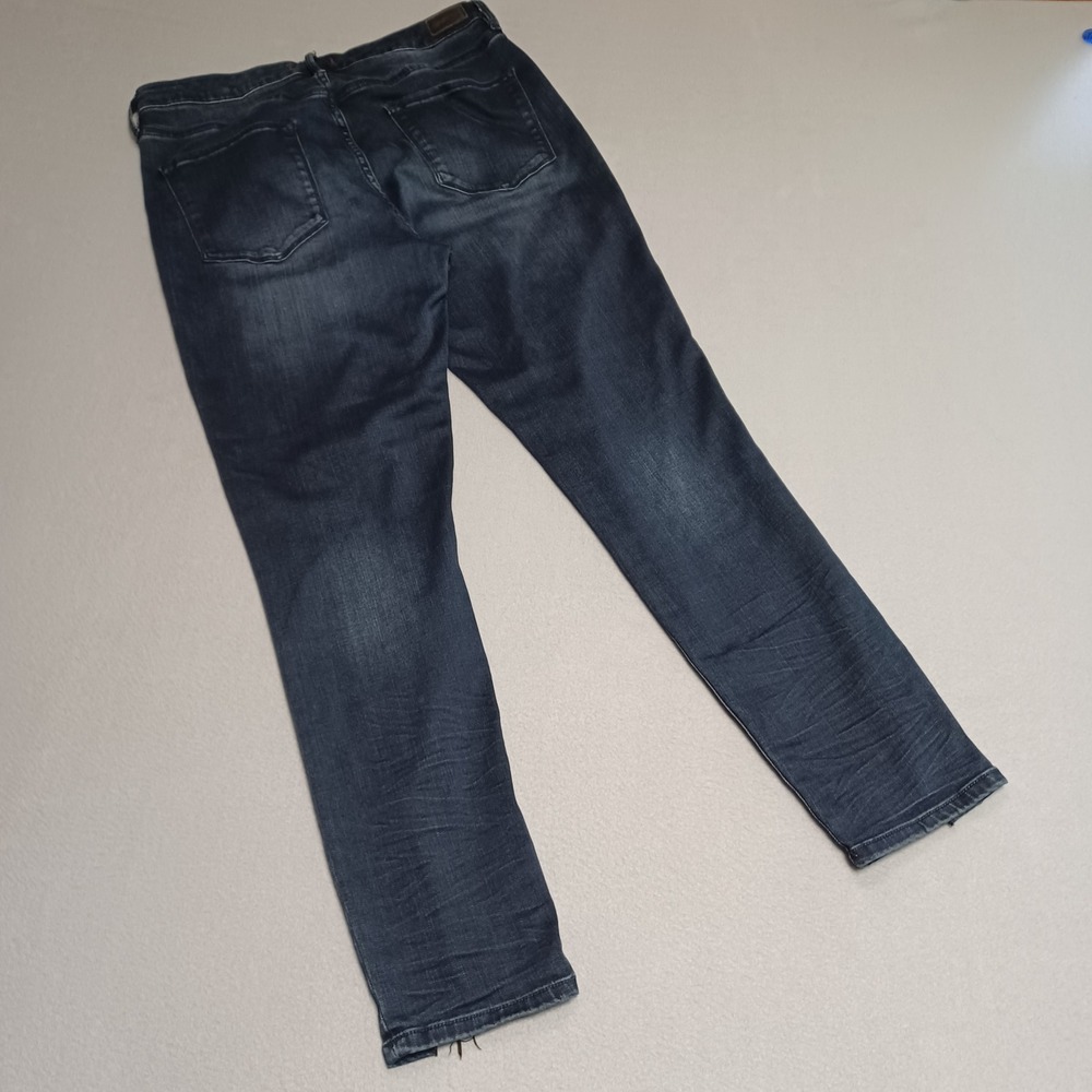 Dear John Jeans Womens 30 Blue Belair Gisele Skinny Distressed Hem DPM12A432BIR